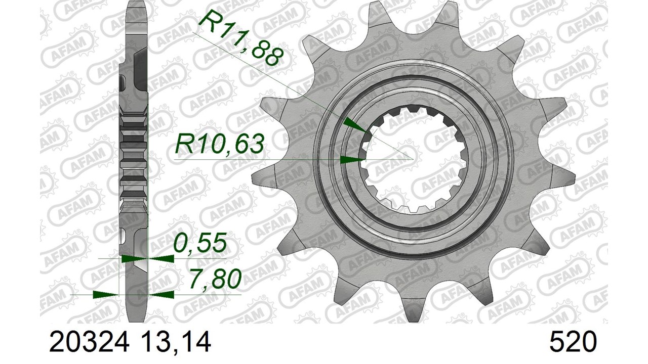 Ritzel AFAM 520 - 14Z 20324-14