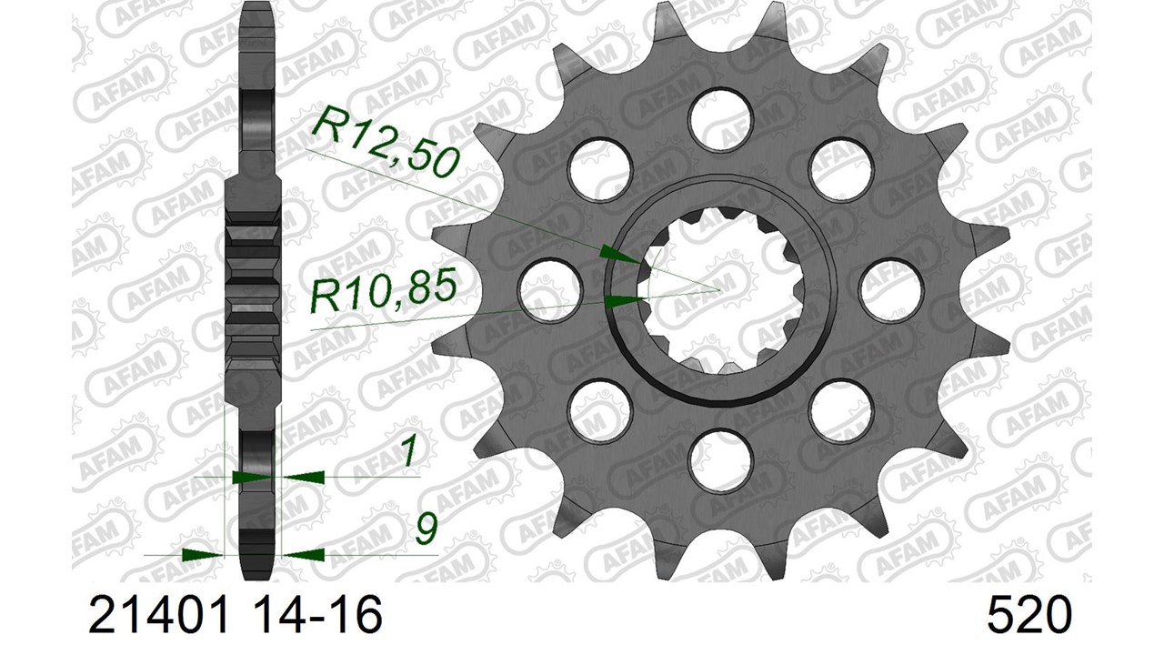 Ritzel AFAM 520 - 15Z 21401-15