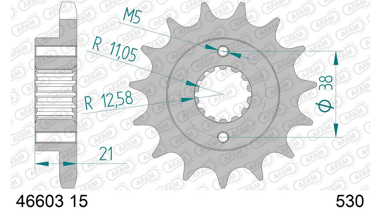 Ritzel AFAM 530 - 15Z 46603-15