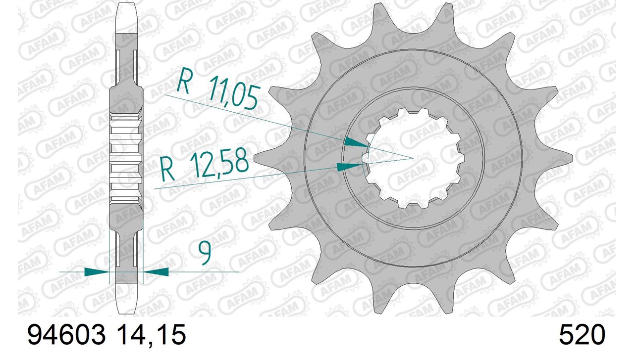 Ritzel AFAM 520 - 15Z 94603-15