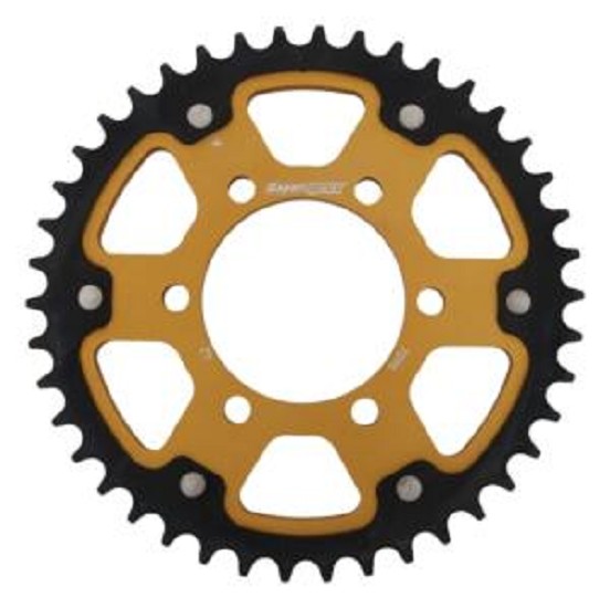 Stealth-Kettenrad Supersprox 530 - 42Z (gold) RST-7096:42-GLD|ID 80,0 LK 100,0 6-Loch