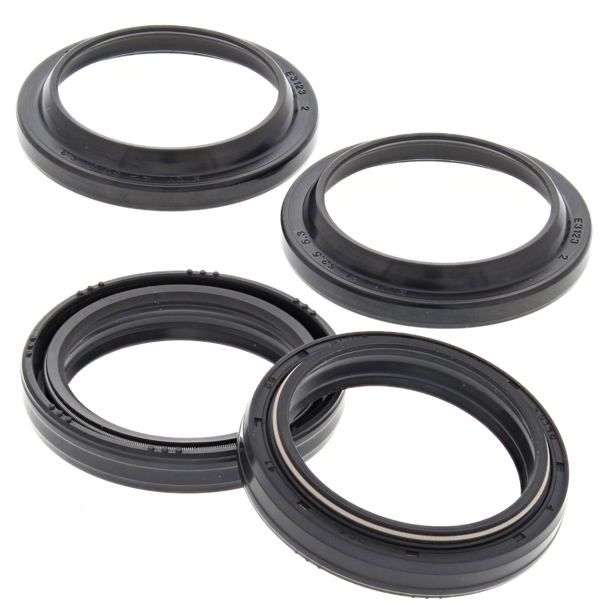 All-Balls Racing 56-130 Gabelsimmerringe mit Staubkappe (41x53x8/10,5)