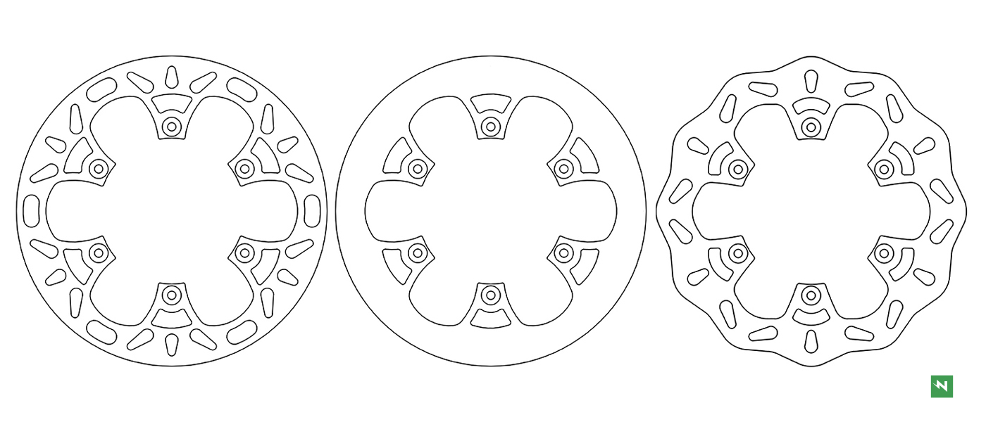 Bremsscheibe DF5049A (4 mm) ,starr Ø aussen/innen: 245/115,2 mm, Lochkreis: 133 mm 6-Loch (6,6 mm)