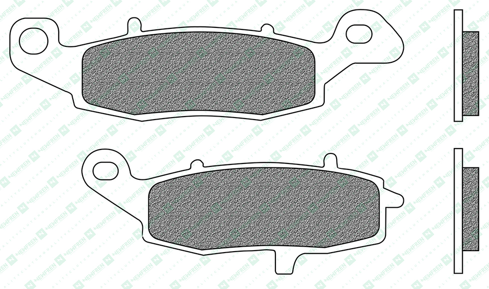 Bremsbelag Newfren FD0228SP1 (Satz pro Scheibe) Road TT Pro Sinter