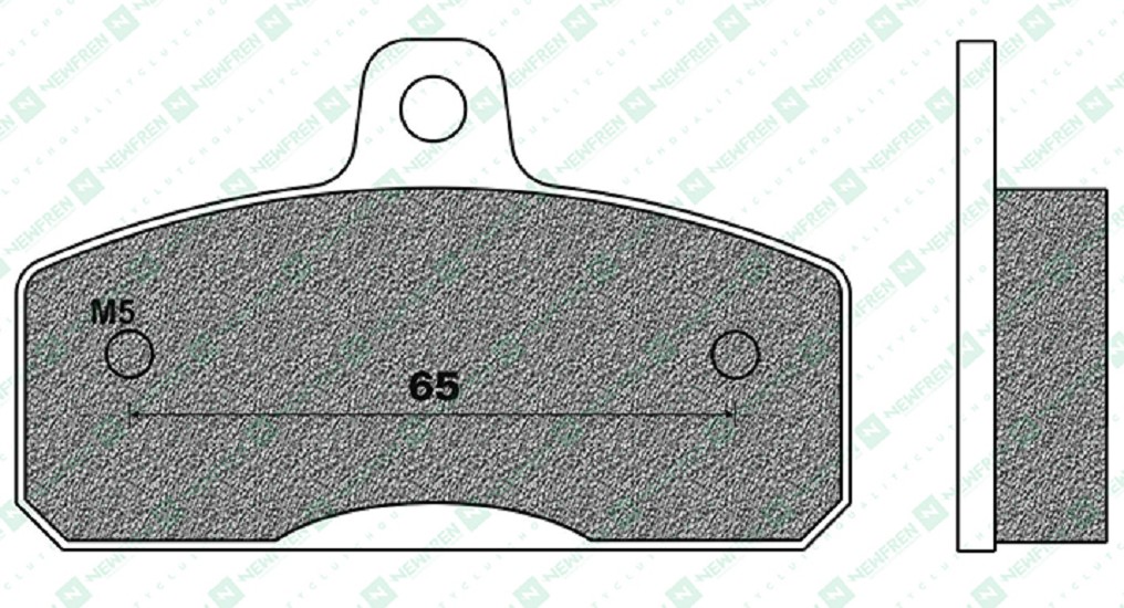 Bremsbelag Newfren FD0241K1 (Satz pro Scheibe) Kart