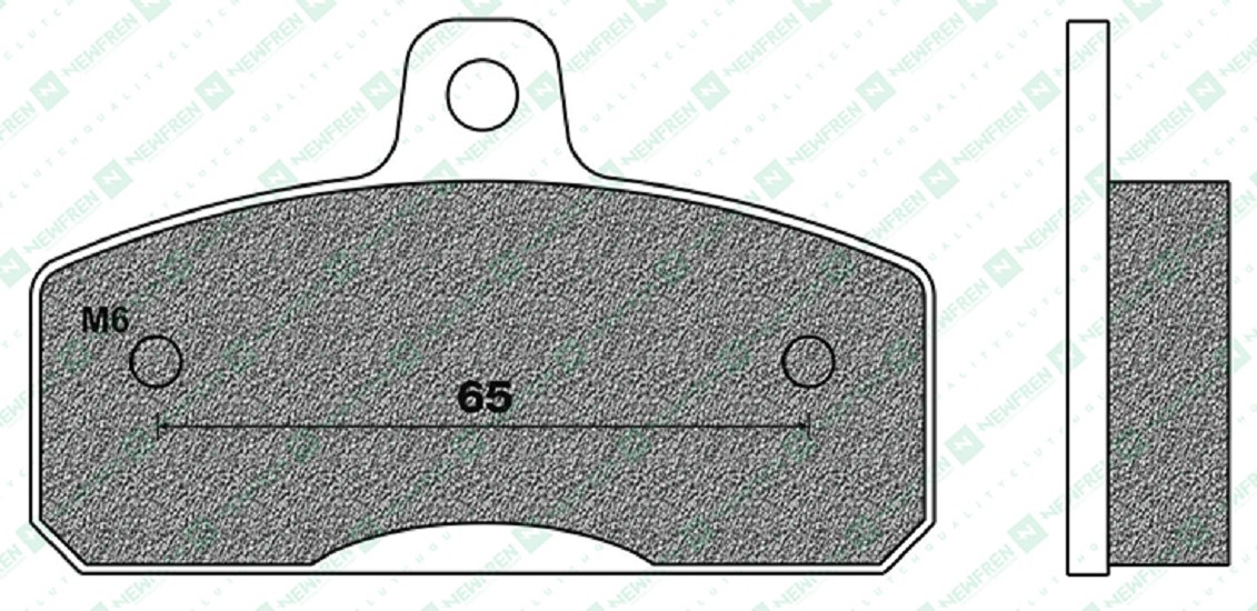 Bremsbelag Newfren FD0306K1 (Satz pro Scheibe) Kart