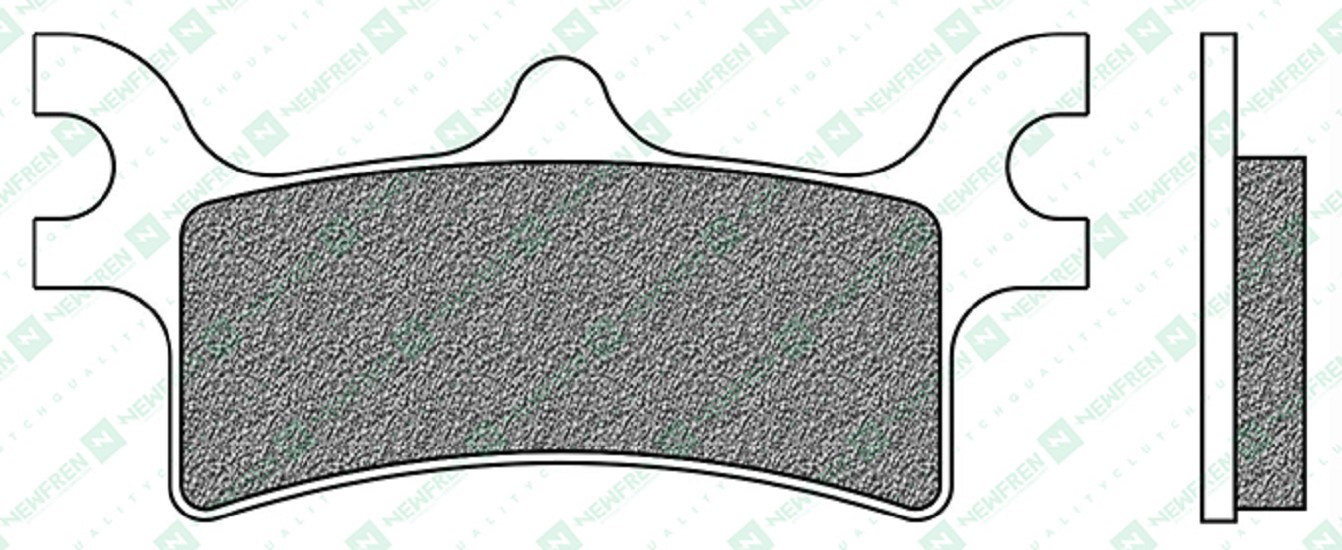 Bremsbelag Newfren FD0346SV1 (Satz pro Scheibe) Offroad ATV Sinter