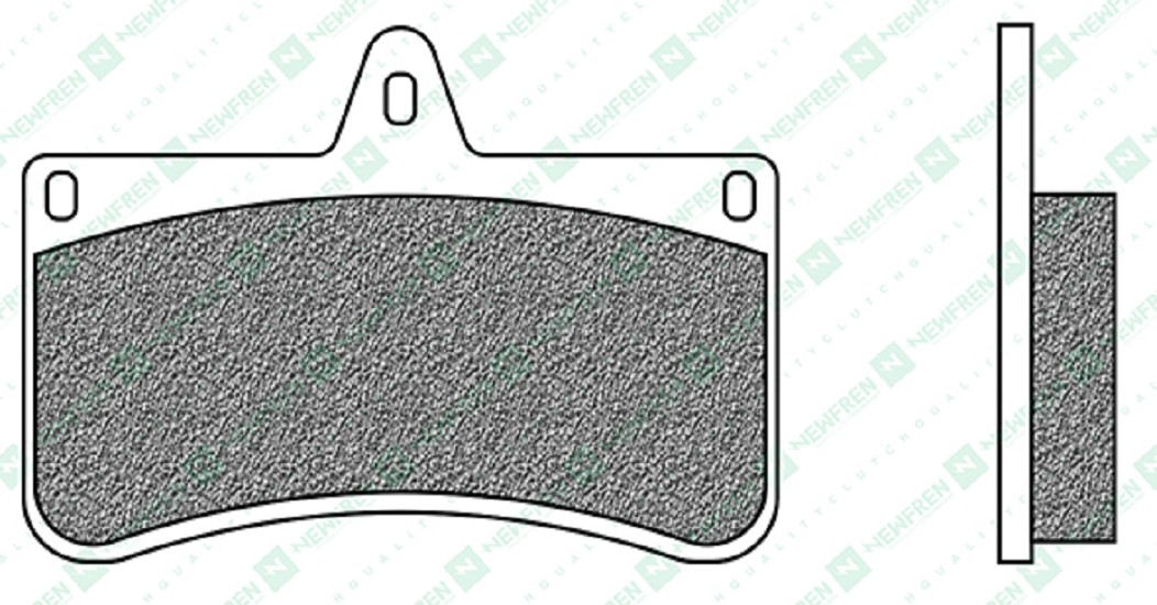 Bremsbelag Newfren FD0350K5 (Satz pro Scheibe) Kart