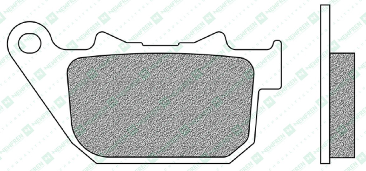 Bremsbelag Newfren FD0386SH1 (Satz pro Scheibe) Road HD Sinter