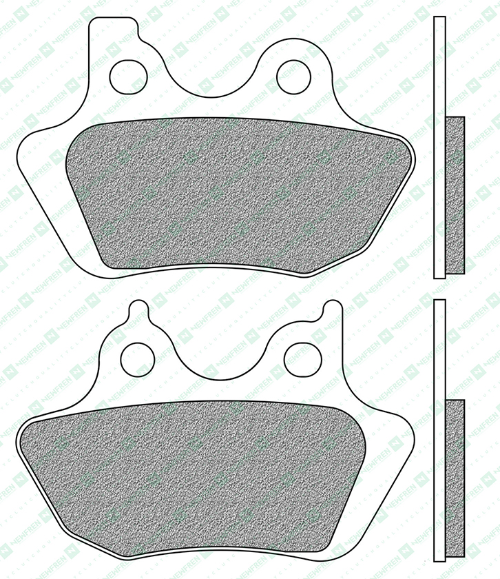 Bremsbelag Newfren FD0389SH1 (Satz pro Scheibe) Road HD Sinter