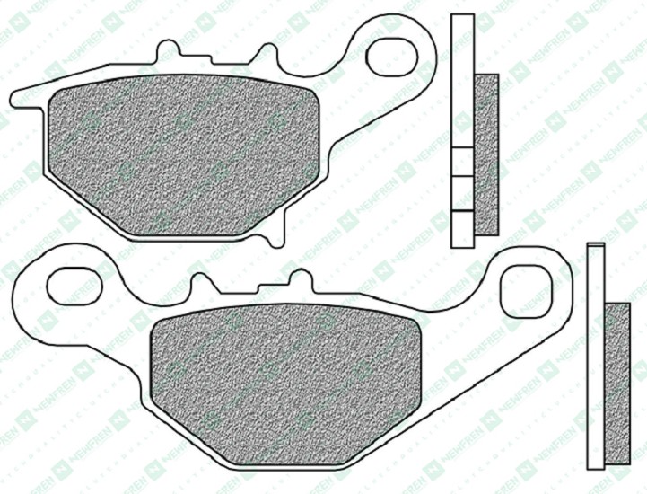 Bremsbelag Newfren FD0399TS1 (Satz pro Scheibe) Road Touring Sinter