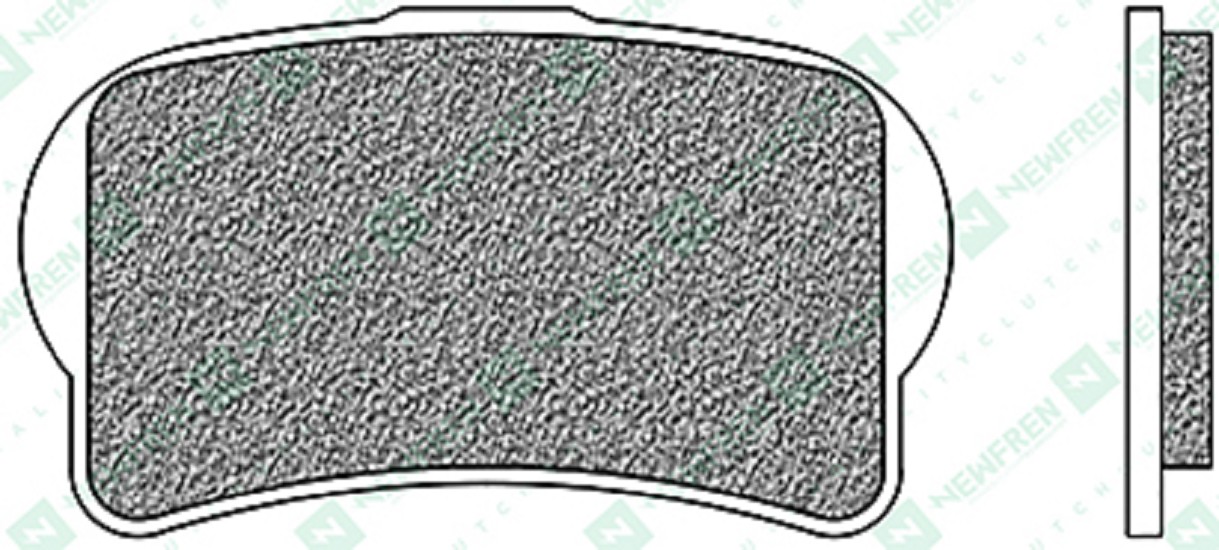 Bremsbelag Newfren FD0512BD1 (Satz pro Scheibe) Offroad Dirt Organic