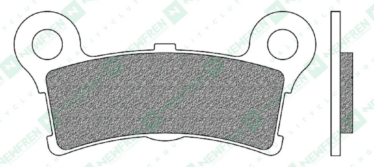 Bremsbelag Newfren FD0529SH (Satz pro Scheibe) Road HD Sinter