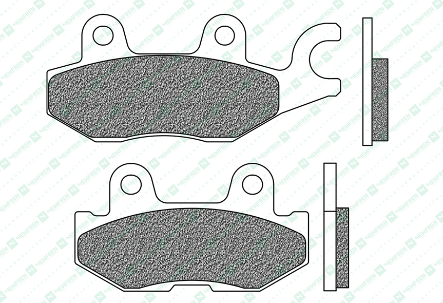 Bremsbelag Newfren FD0547SV1 (Satz pro Scheibe) Offroad ATV Sinter