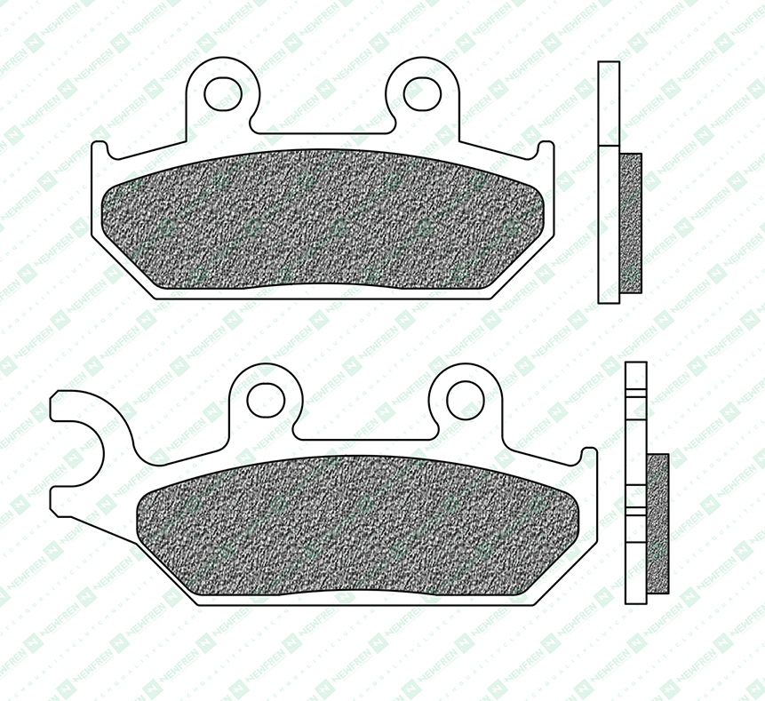 Bremsbelag Newfren FD0548SV1 (Satz pro Scheibe) Offroad ATV Sinter