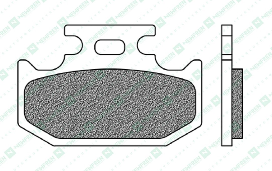 Bremsbelag Newfren FD0550SV1 (Satz pro Scheibe) Offroad ATV Sinter