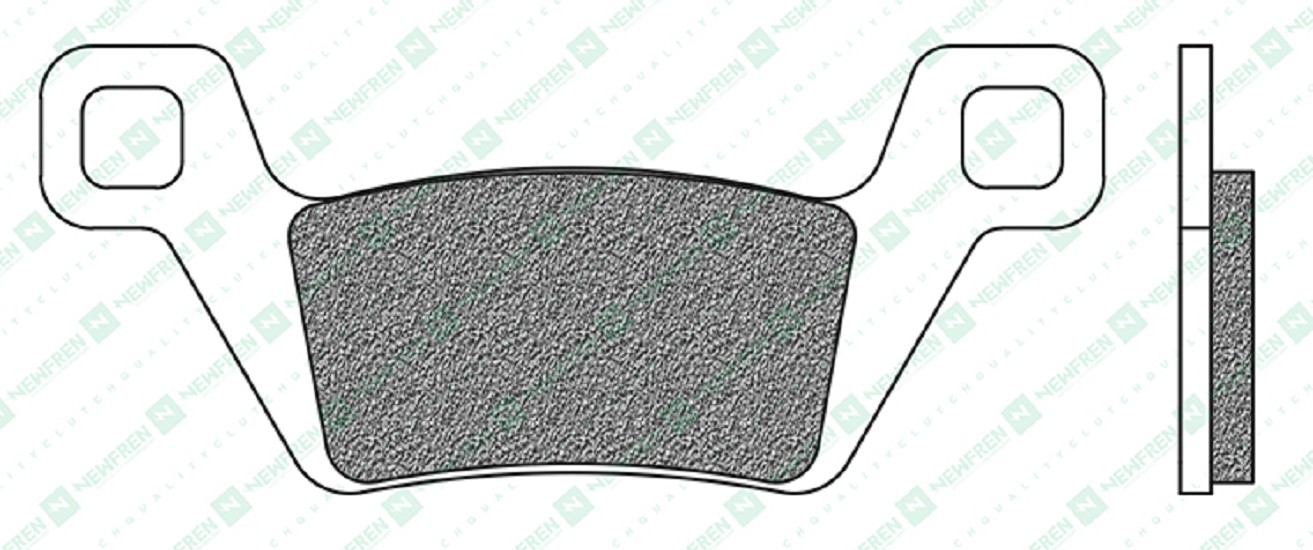 Bremsbelag Newfren FD0560SV1 (Satz pro Scheibe) Offroad ATV Sinter