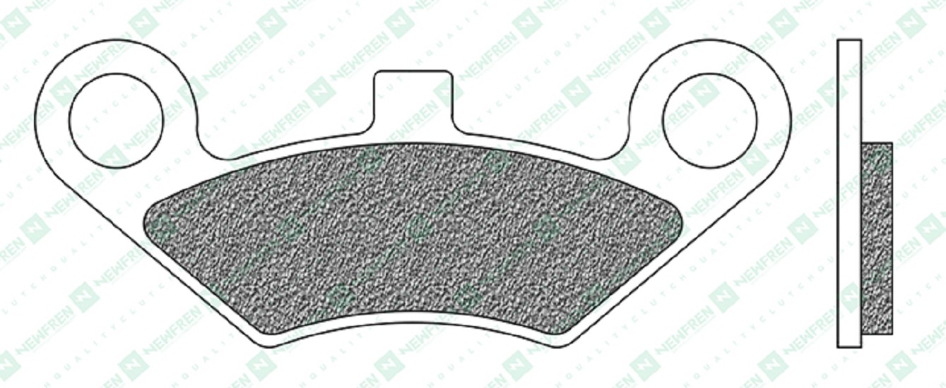 Bremsbelag Newfren FD0566SV1 (Satz pro Scheibe) Offroad ATV Sinter