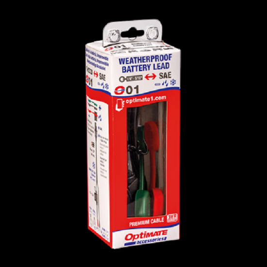 OptiMATE CABLE O-01 (SAE) Witterungsbeständige Batteriezuleitung M6, 5A