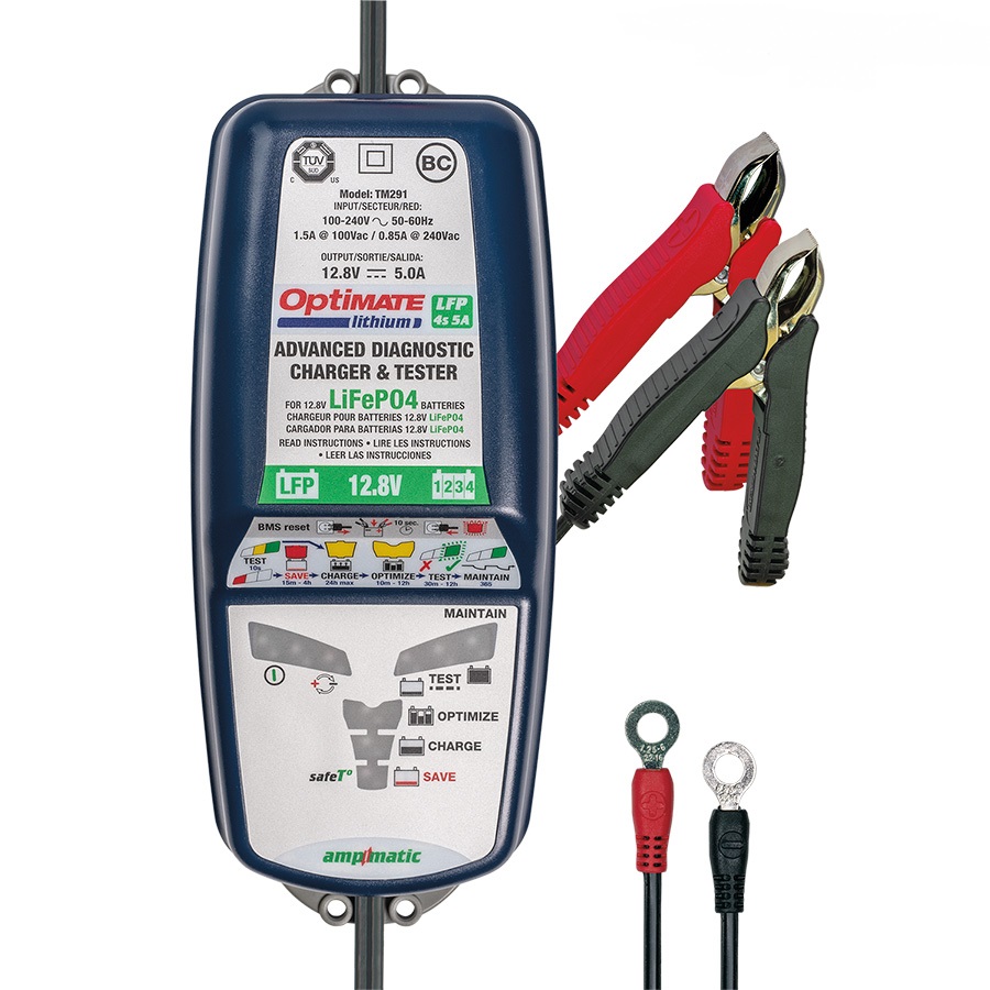 Batterieladegerät OptiMATE Lithium 4S 5A 10-stufig, 12.8V/13.2V, 5A Lithium