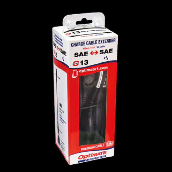 OptiMATE CABLE O-13 (SAE) Wetterfeste SAE-Verlängerung 4,6 m, 5A