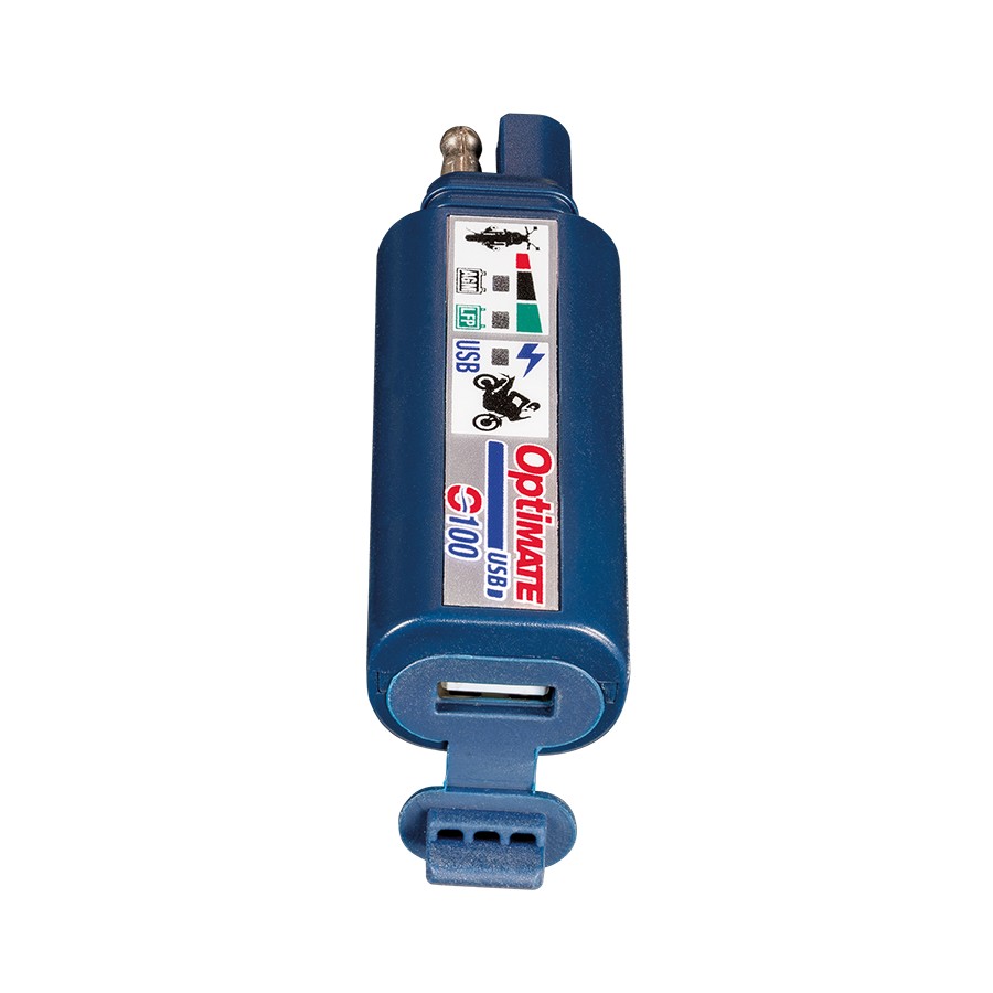 OptiMATE USB O100 (SAE) - Neue Version USB Ladegerät 2,4A mit Standby-Modus