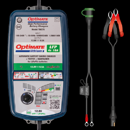 Batterieladegerät OptiMATE Lithium 4S 10A 10-stufig, 12.8V/13.2V 10A Lithium