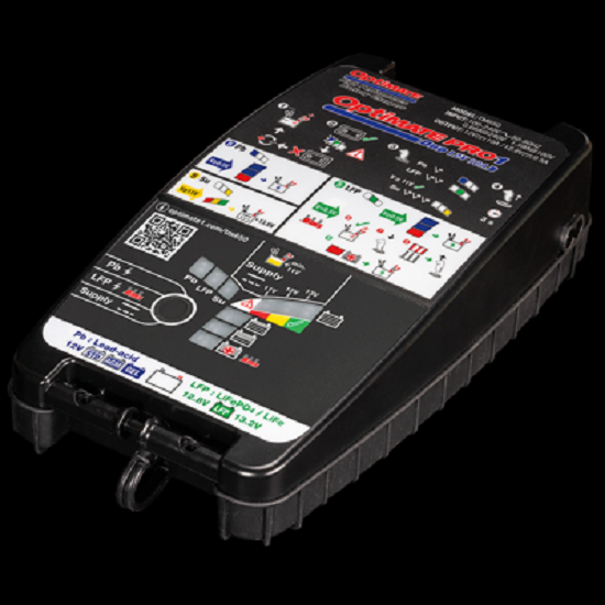OptiMATE Pro1 Duo 11-stufig, 12V/12.8V/13.2V, 10A STD/AGM/Gel/Lithiu
