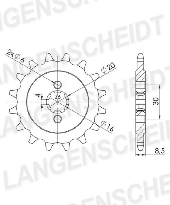 Ritzel Supersprox 520 - 13Z CST-1910:13