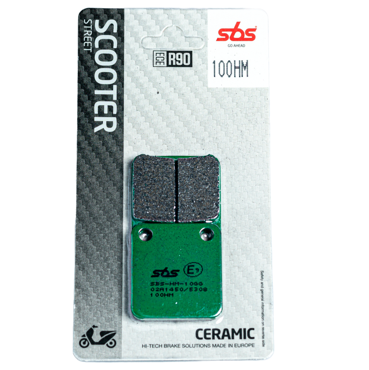 Scooterbelag SBS 100HM (Satz pro Scheibe) Street Ceramic