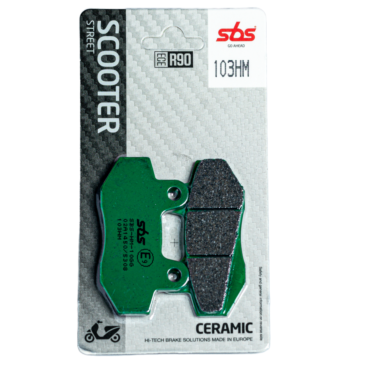 Scooterbelag SBS 103HM (Satz pro Scheibe) Street Ceramic