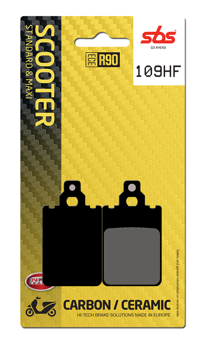 Scooterbelag SBS 109HF (Satz pro Scheibe) Street Ceramic