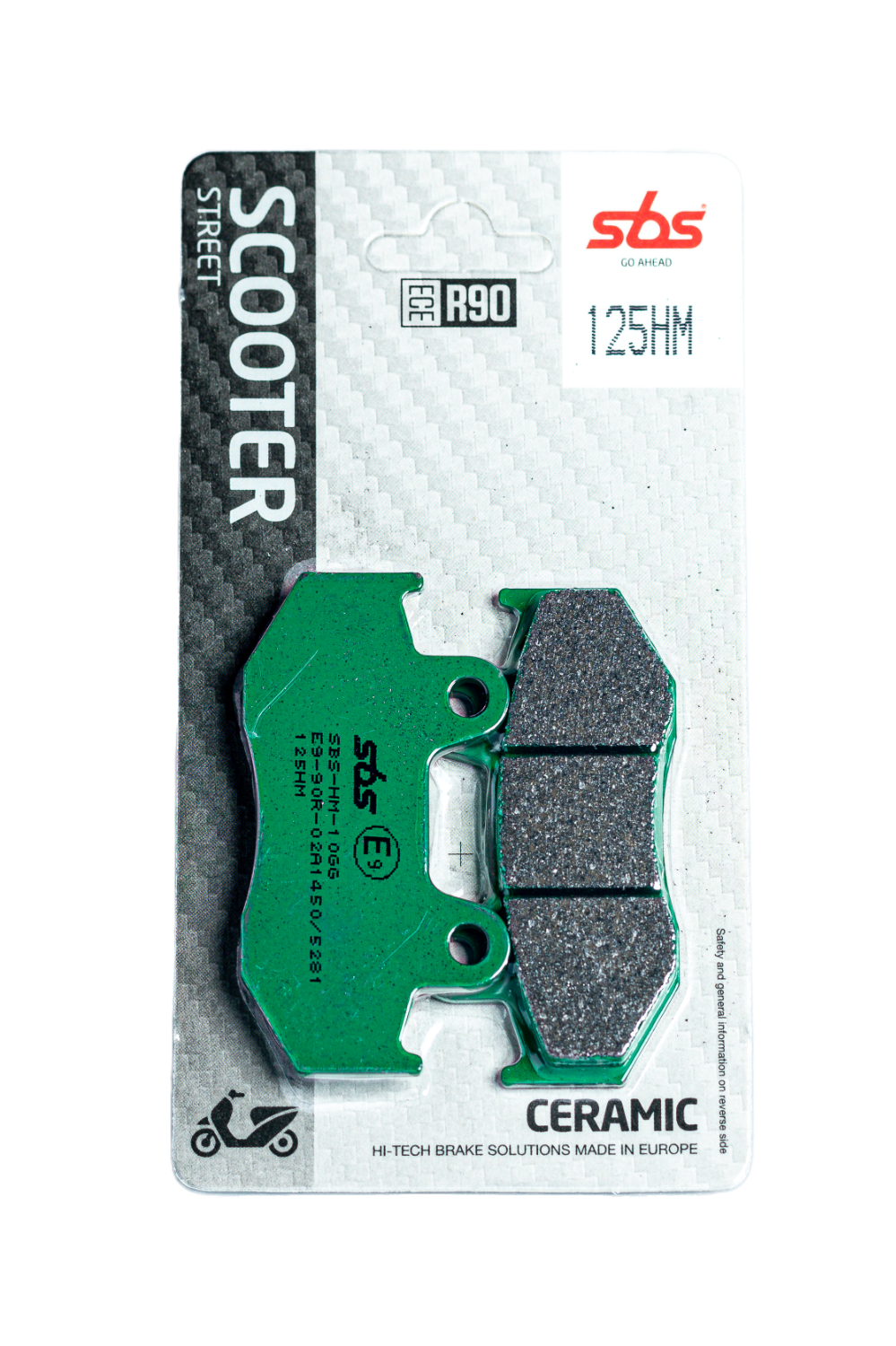 Scooterbelag SBS 125HM (Satz pro Scheibe) Street Ceramic