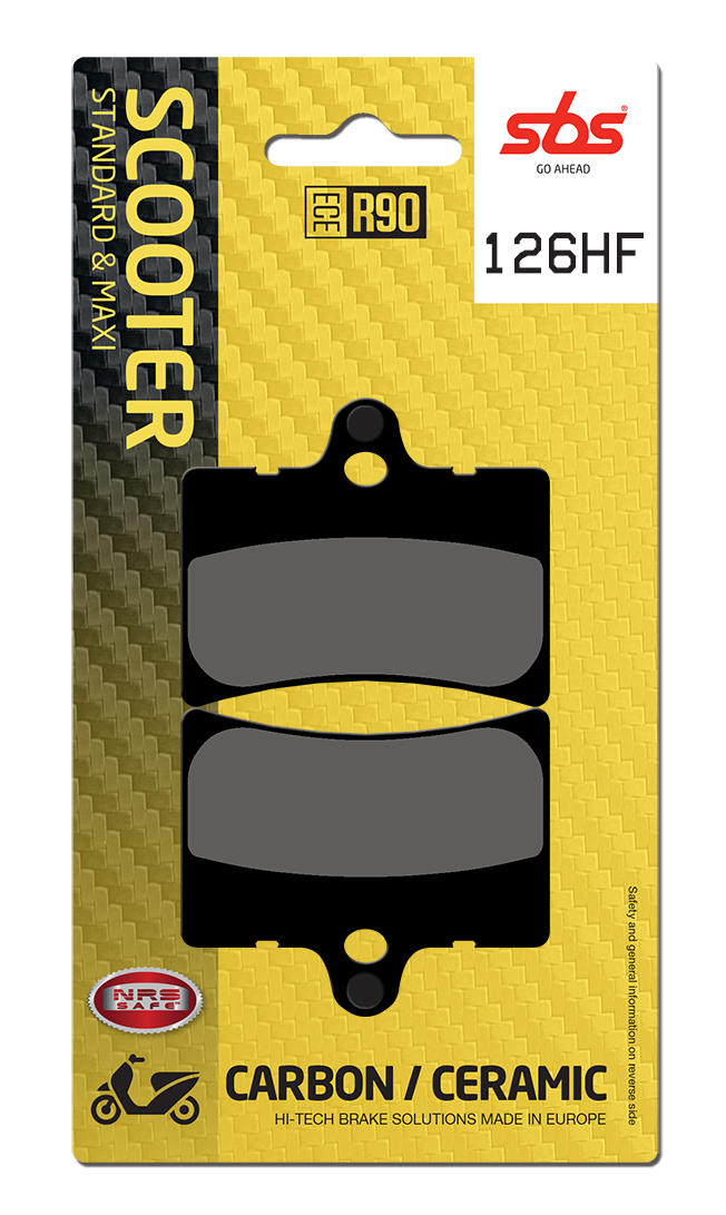 Scooterbelag SBS 126HF (Satz pro Scheibe) Street Ceramic