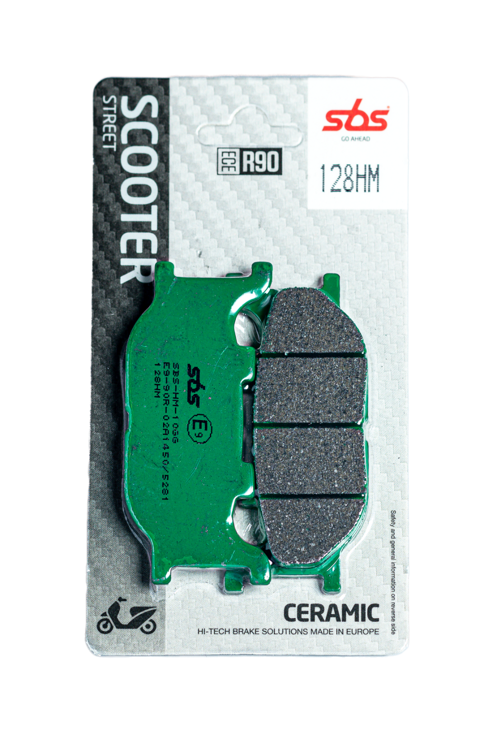 Scooterbelag SBS 128HM (Satz pro Scheibe) Street Ceramic
