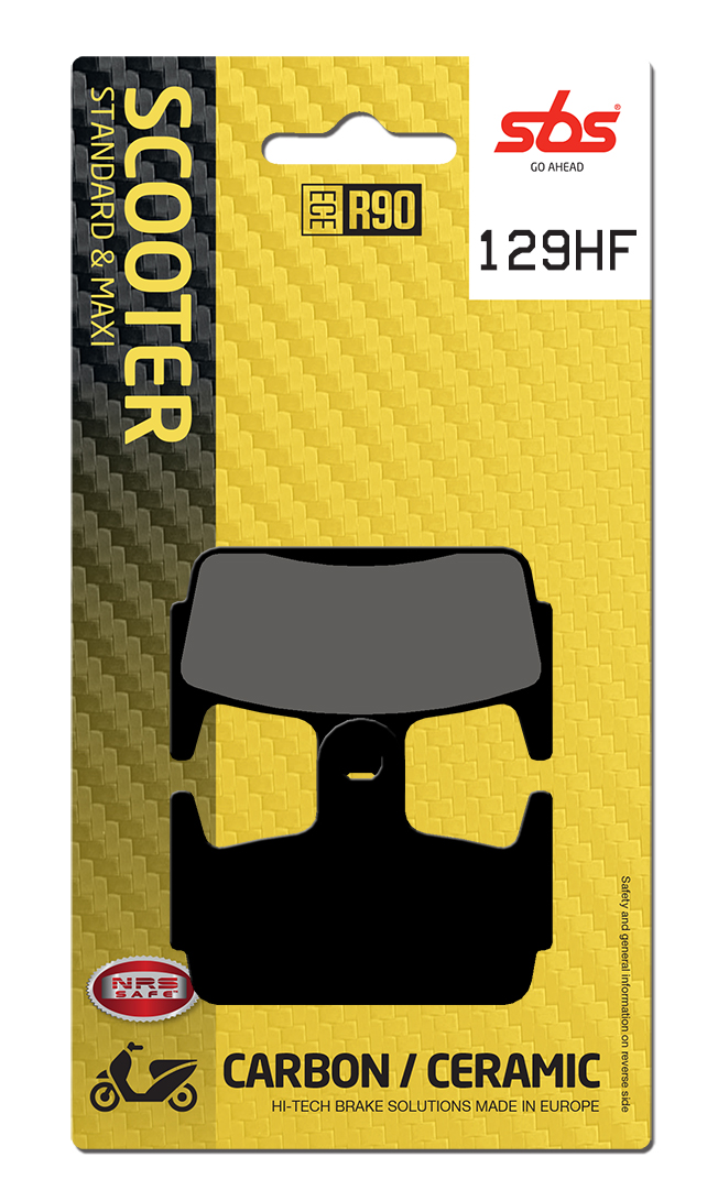 Scooterbelag SBS 129HF (Satz pro Scheibe) Street Ceramic