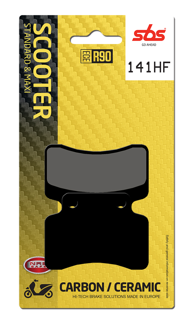 Scooterbelag SBS 141HF (Satz pro Scheibe) Street Ceramic