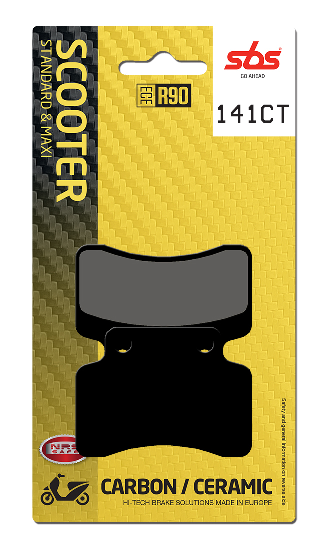 Scooterbelag SBS 141CT (Satz pro Scheibe) Carbon Tech