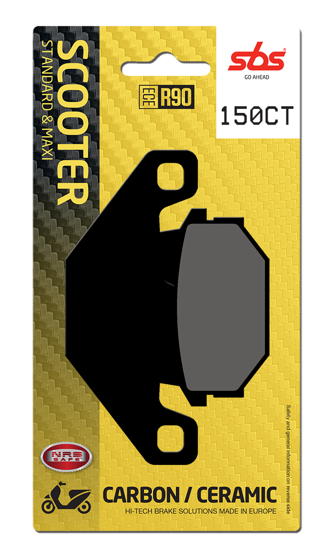 Scooterbelag SBS 150CT (Satz pro Scheibe) Carbon Tech