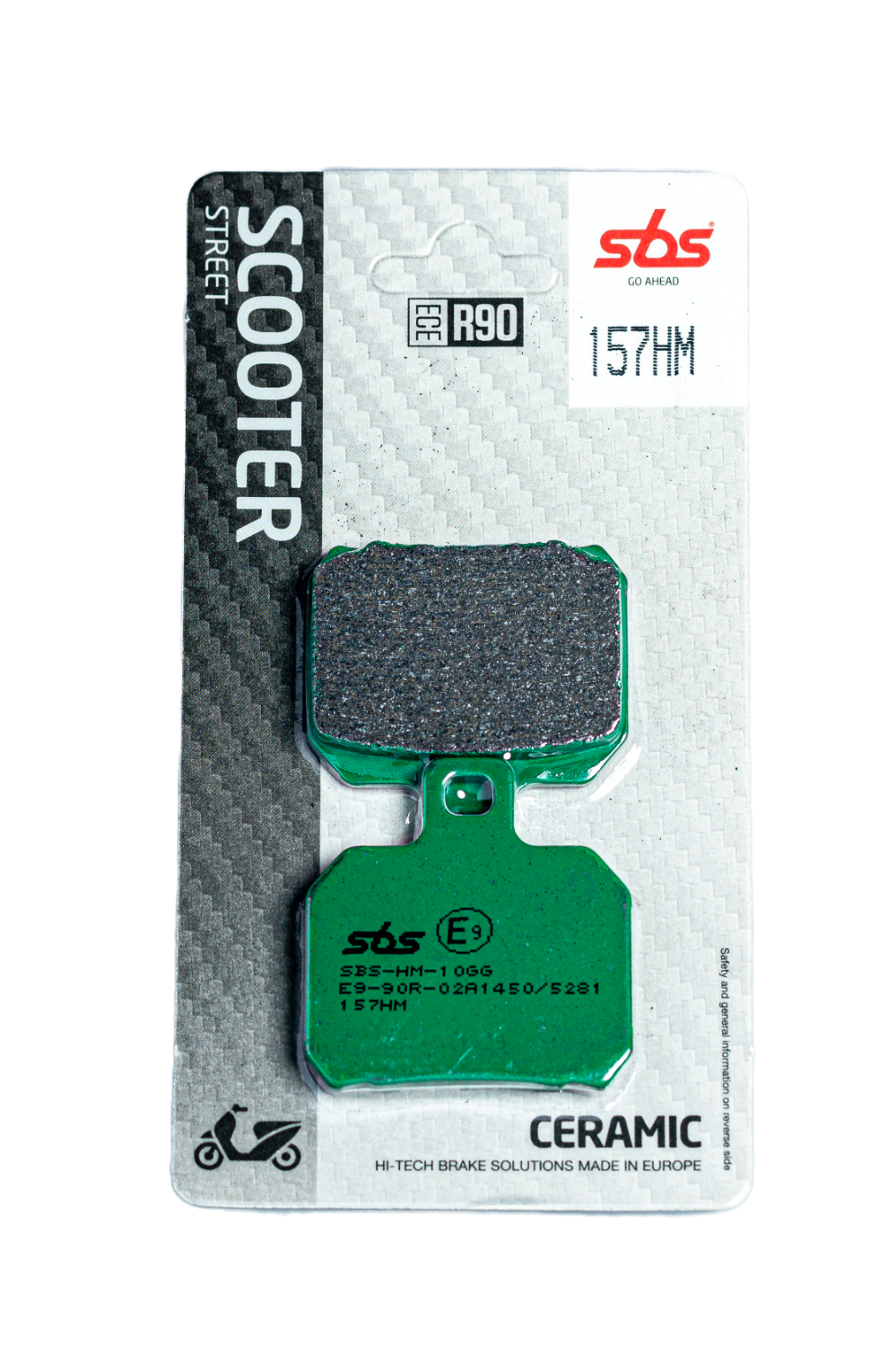 Scooterbelag SBS 157HM (Satz pro Scheibe) Street Ceramic