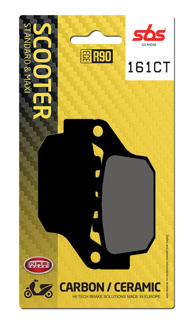 Scooterbelag SBS 161CT (Satz pro Scheibe) Carbon Tech