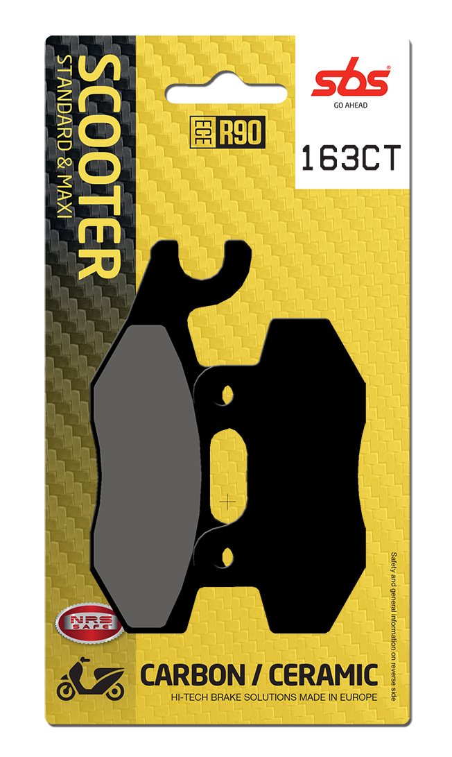 Scooterbelag SBS 163CT (Satz pro Scheibe) Carbon Tech