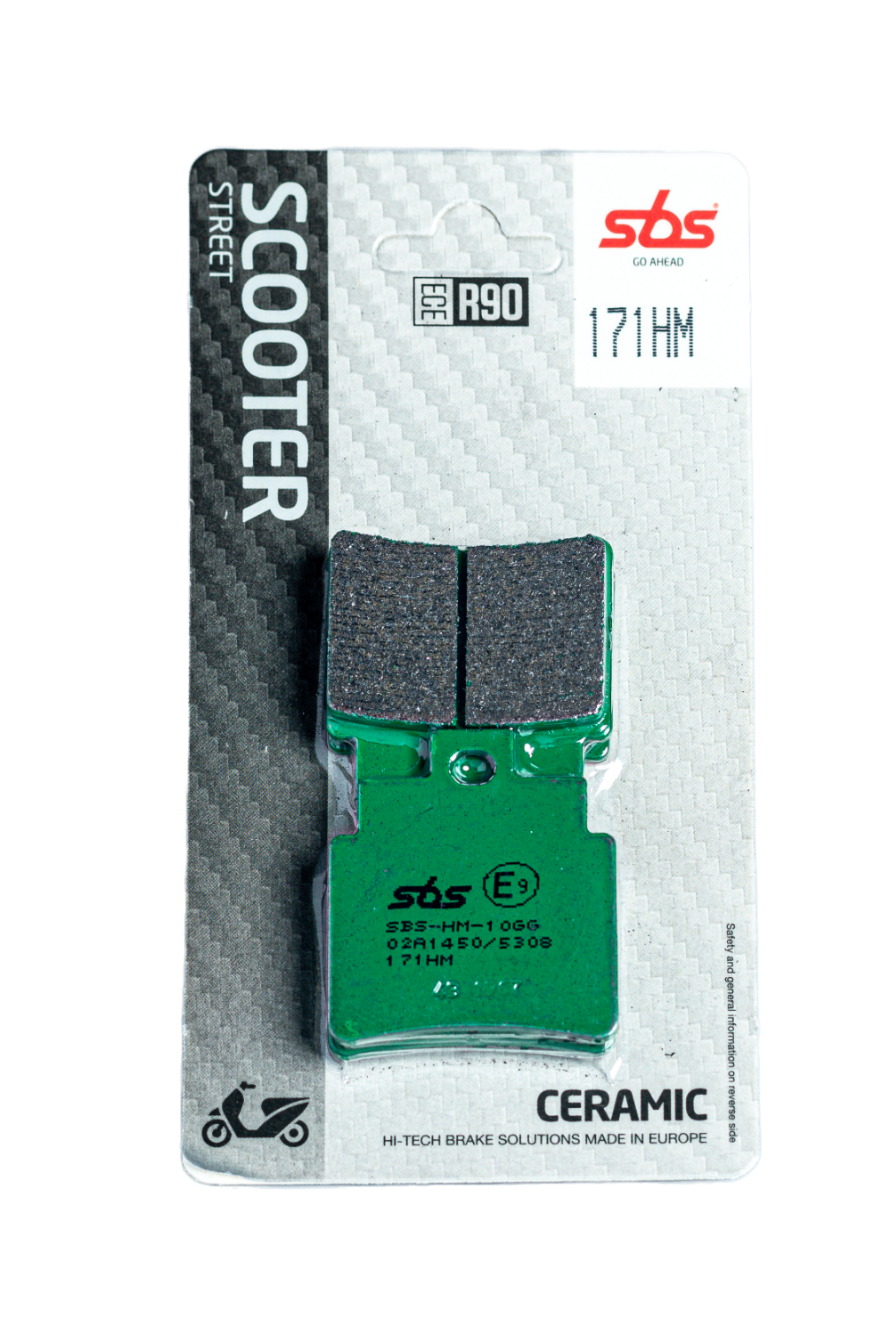 Scooterbelag SBS 171HM (Satz pro Scheibe) Street Ceramic