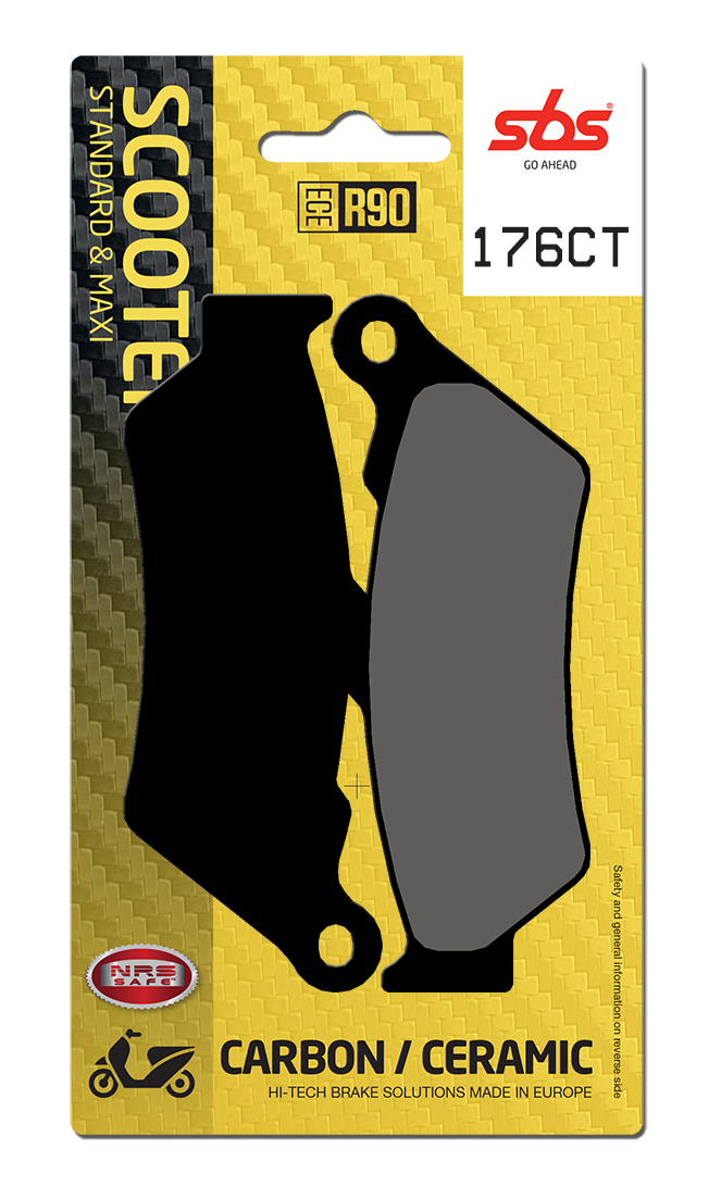 Scooterbelag SBS 176CT (Satz pro Scheibe) Carbon Tech