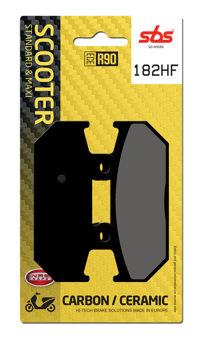 Scooterbelag SBS 182HF (Satz pro Scheibe) Street Ceramic