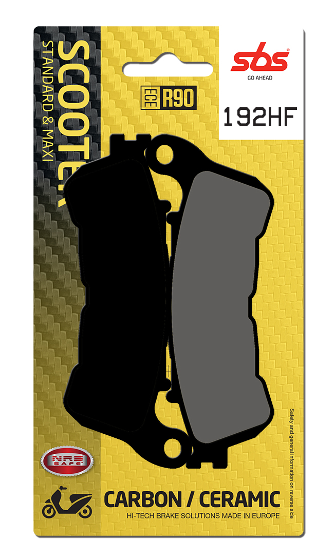 Scooterbelag SBS 192HF (Satz pro Scheibe) Street Ceramic