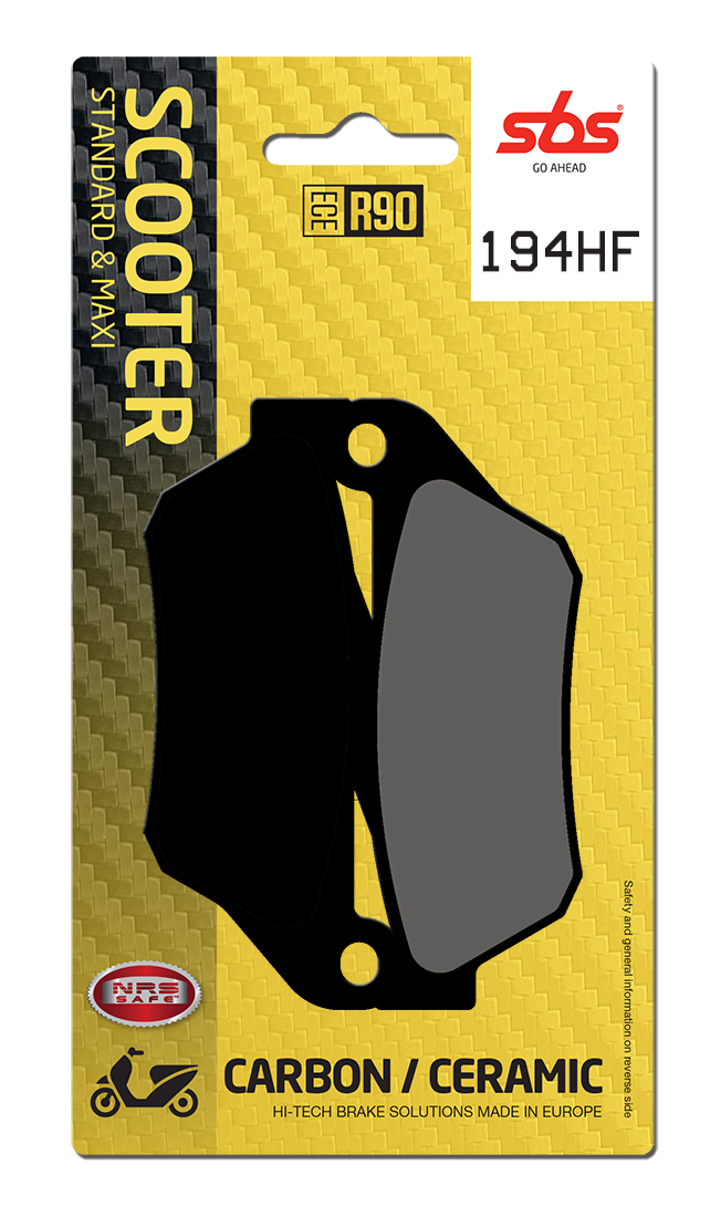 Scooterbelag SBS 194HF (Satz pro Scheibe) Street Ceramic