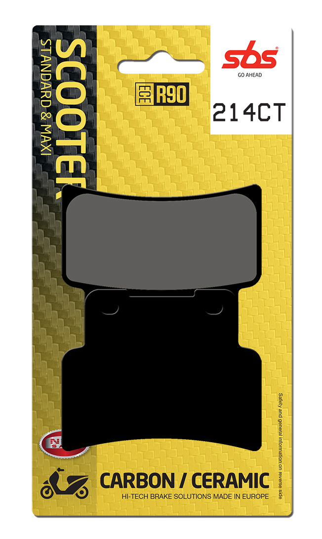 Scooterbelag SBS 214CT (Satz pro Scheibe) Carbon Tech