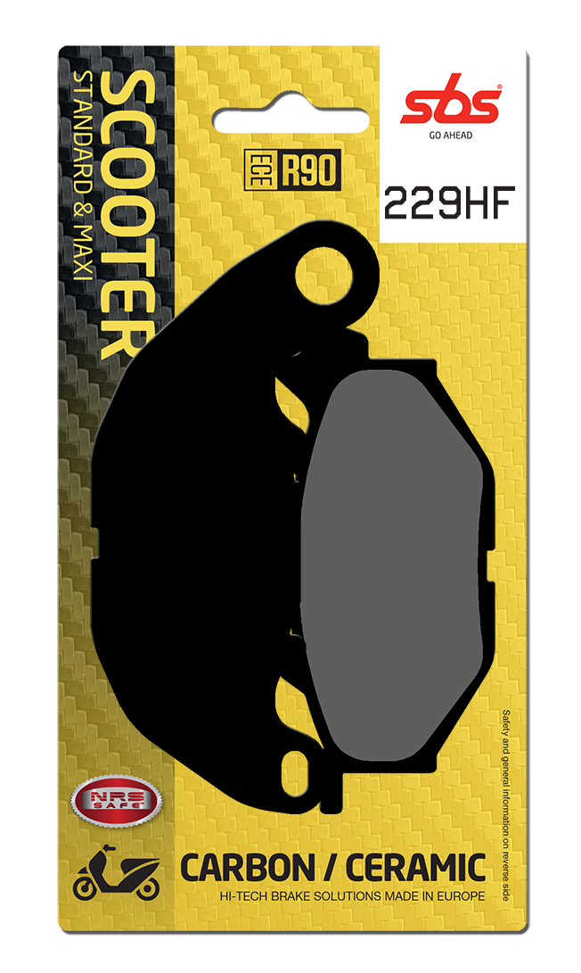 Scooterbelag SBS 229HF (Satz pro Scheibe) Street Ceramic