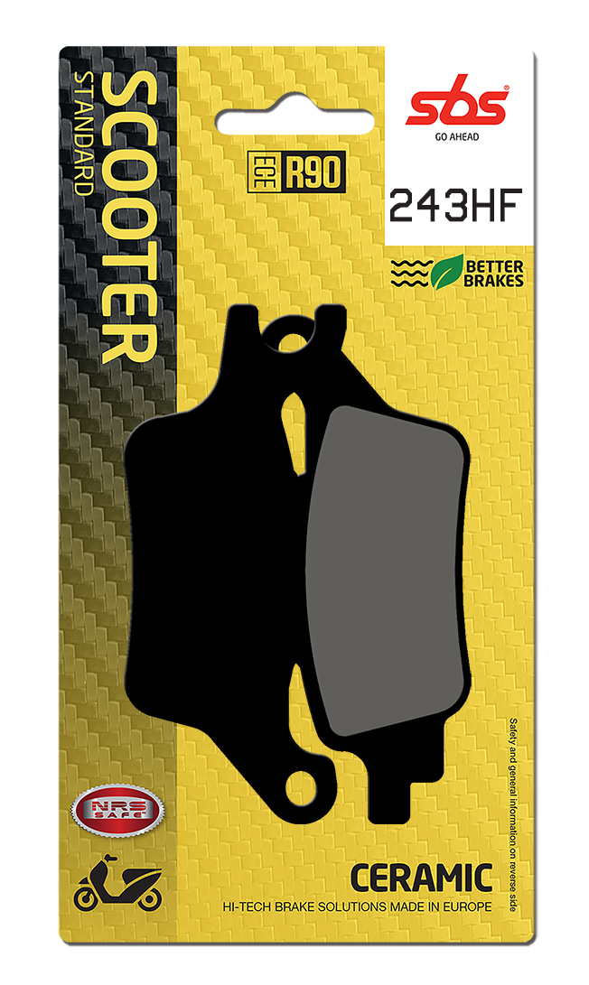 Scooterbelag SBS 243HF (Satz pro Scheibe) Street Ceramic